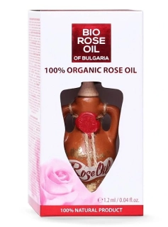 BIO organický olej z Bulharské růže 100% / "Bio Rose Oil 1,2ml